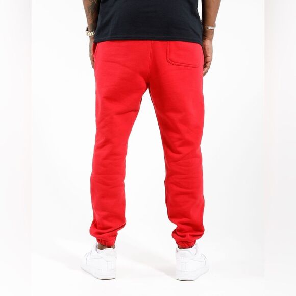 Jordan Men's Red Essentials Fleece Jogger Sweatpants Size Medium - Picture 2 of 9
